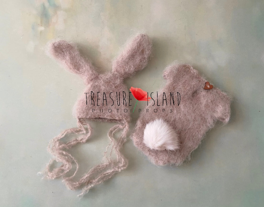 Knitted Bunny Outfit animal outfit ✨EASTER BUNNY