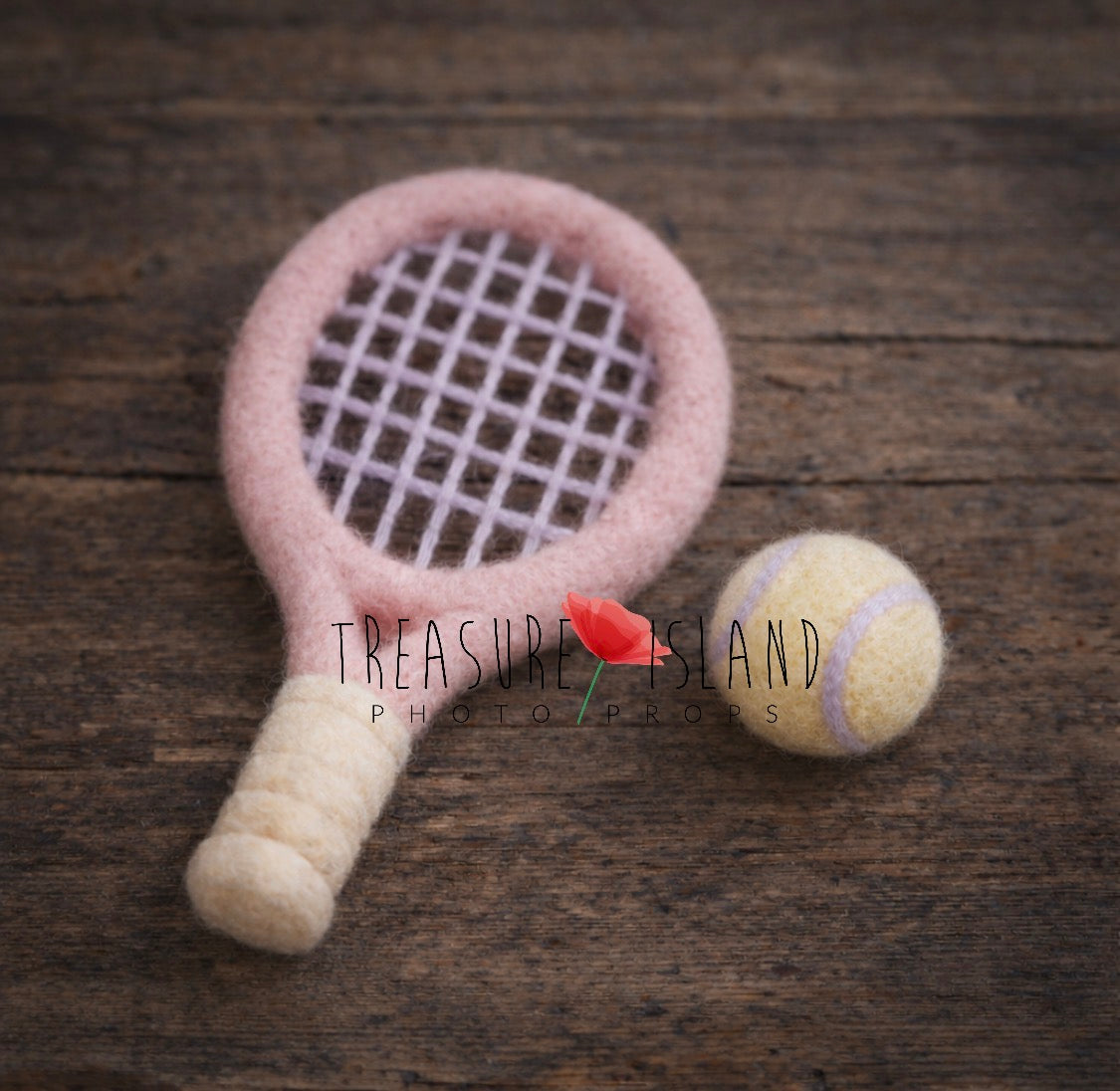 Little Champion – Hand-Felted Newborn Tennis Set