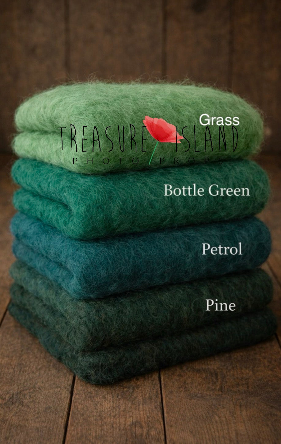 Classic Blankets – Handmade Felted Baby Blankets - Photo Props - 69 colours