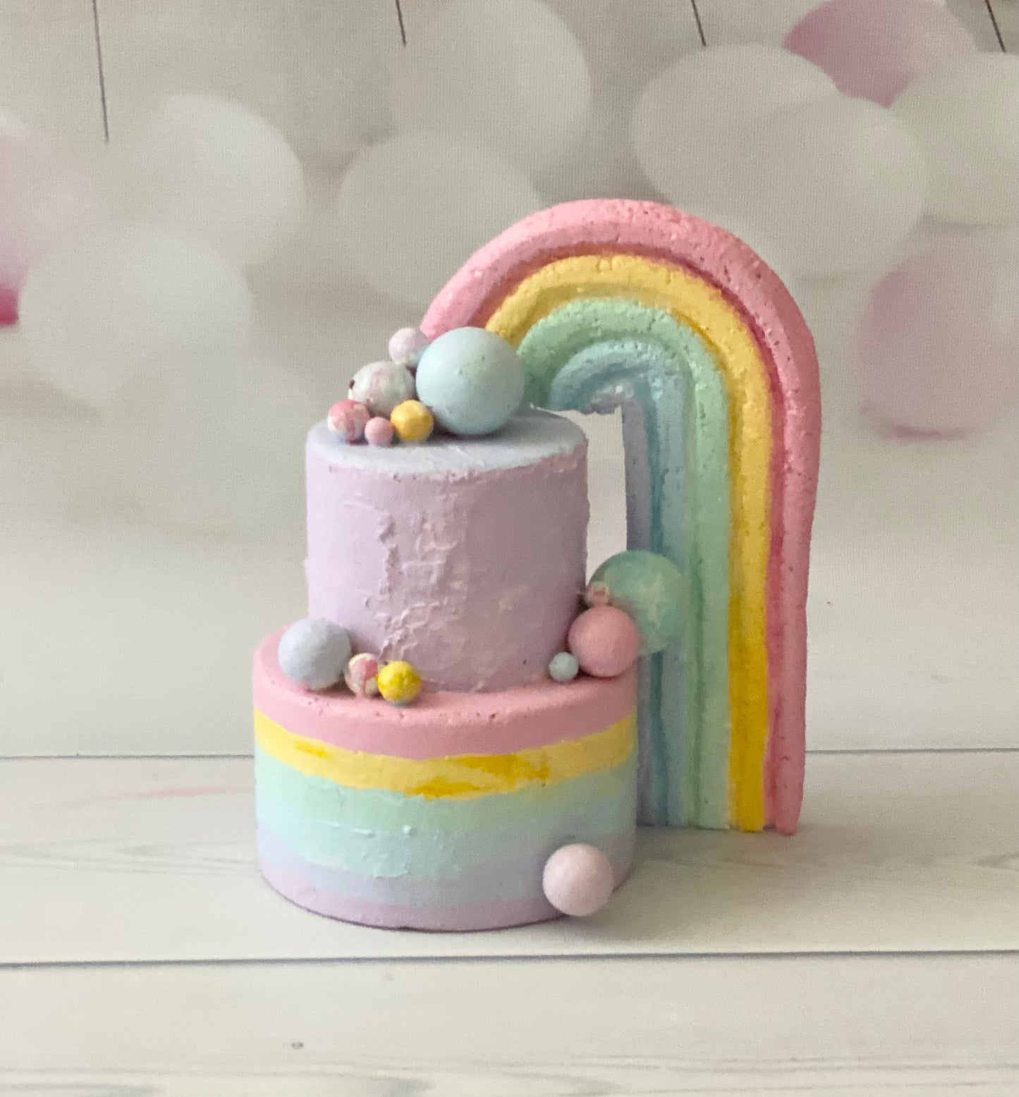 RAINBOW FAKE CAKE - perfect to cake smash sessions