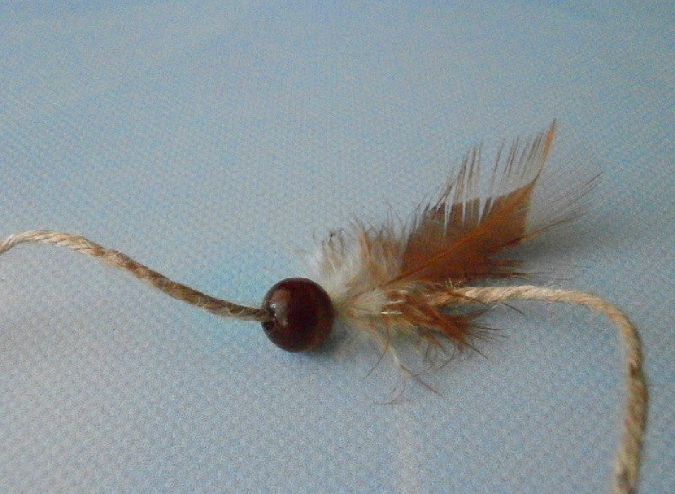 Natural Wooden Bead Tieback - Newborn Photography Prop