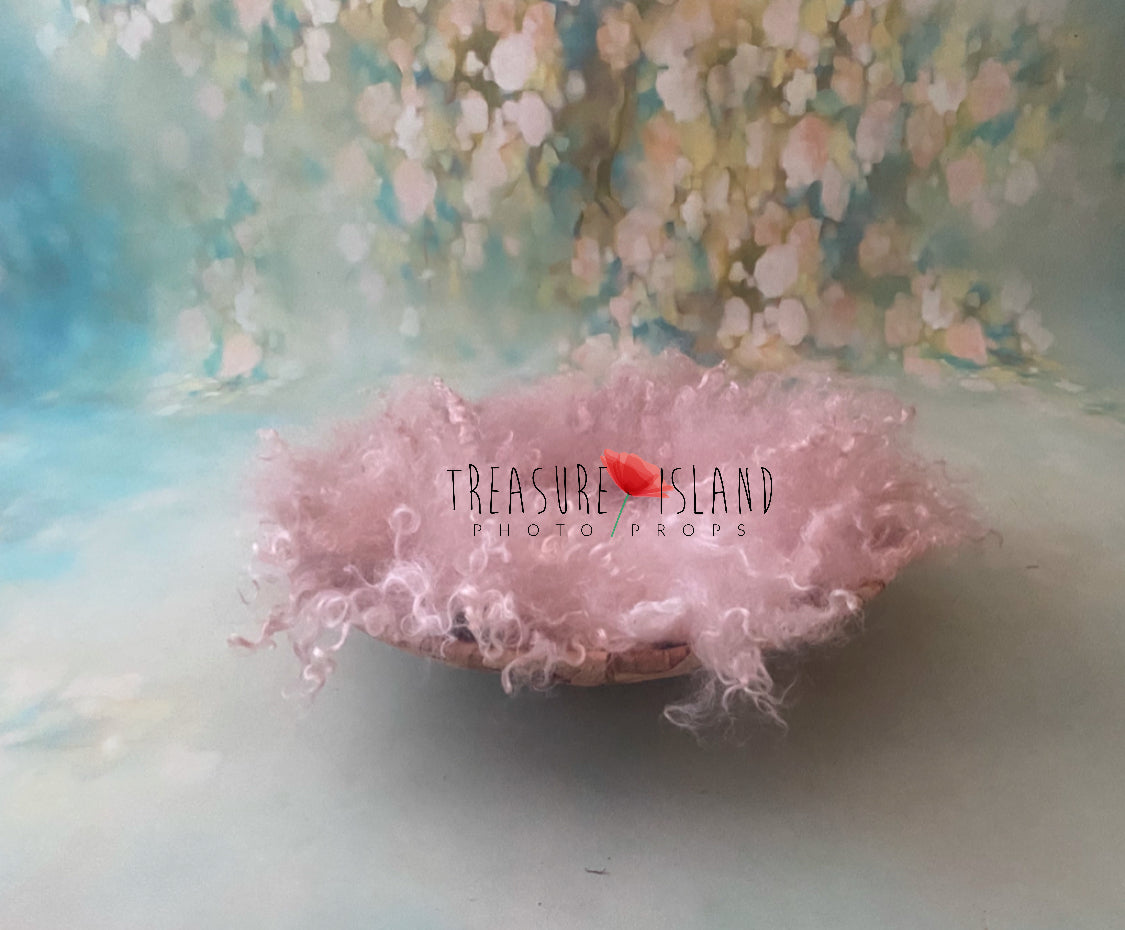 CURLY blanket PINK LATTE ROSE colour ✨6 sizes✨