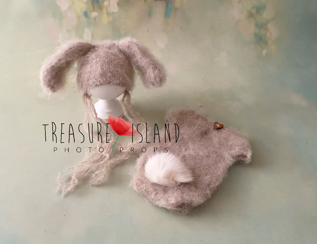 Knitted Bunny Outfit animal outfit ✨EASTER BUNNY