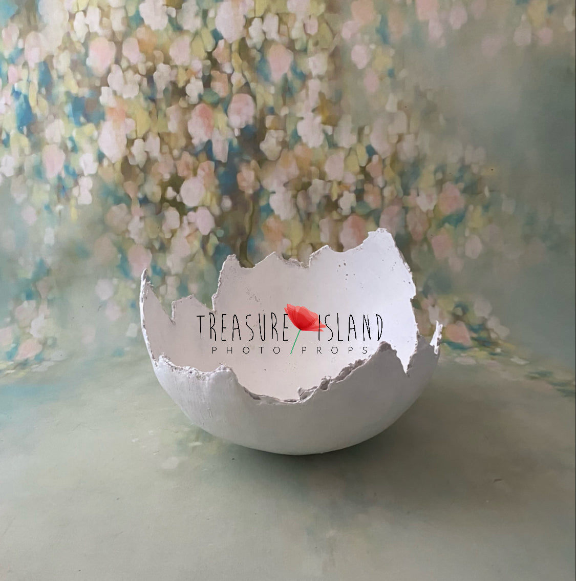Easter Eggshell Prop – Handmade Plaster Version
