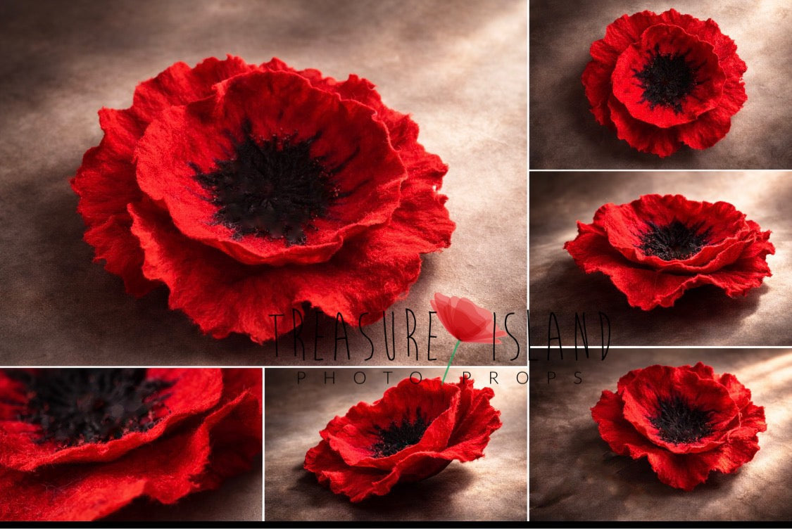 Crimson Eterna – The Signature Bloom - Unique Photo Props by Treasure Island Photo Props