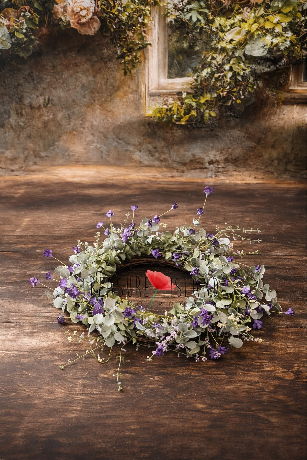 Blumenkranz Frühling Flieder und Farbe