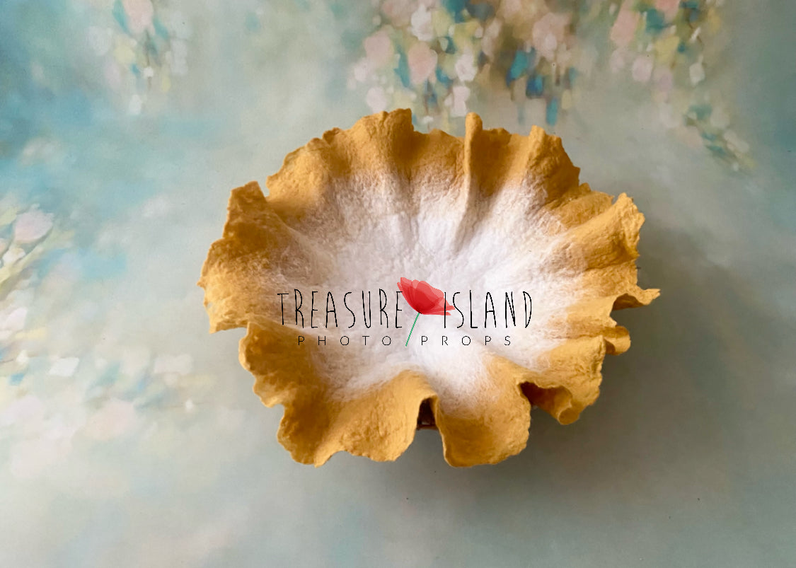 FELTED FLOWER BLANKET - # 4