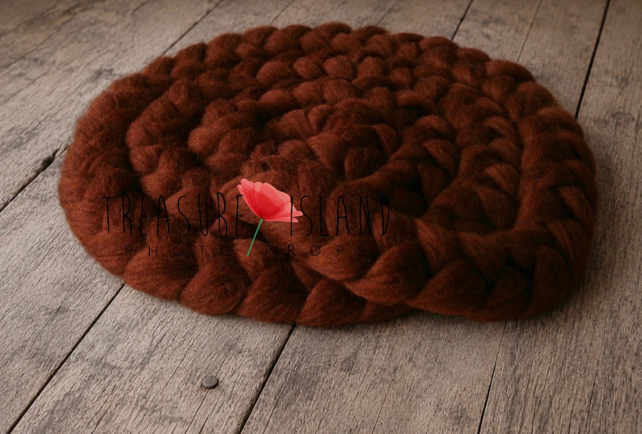 Chunky Wool Braid - Newborn & Sitter Photography Styling Prop