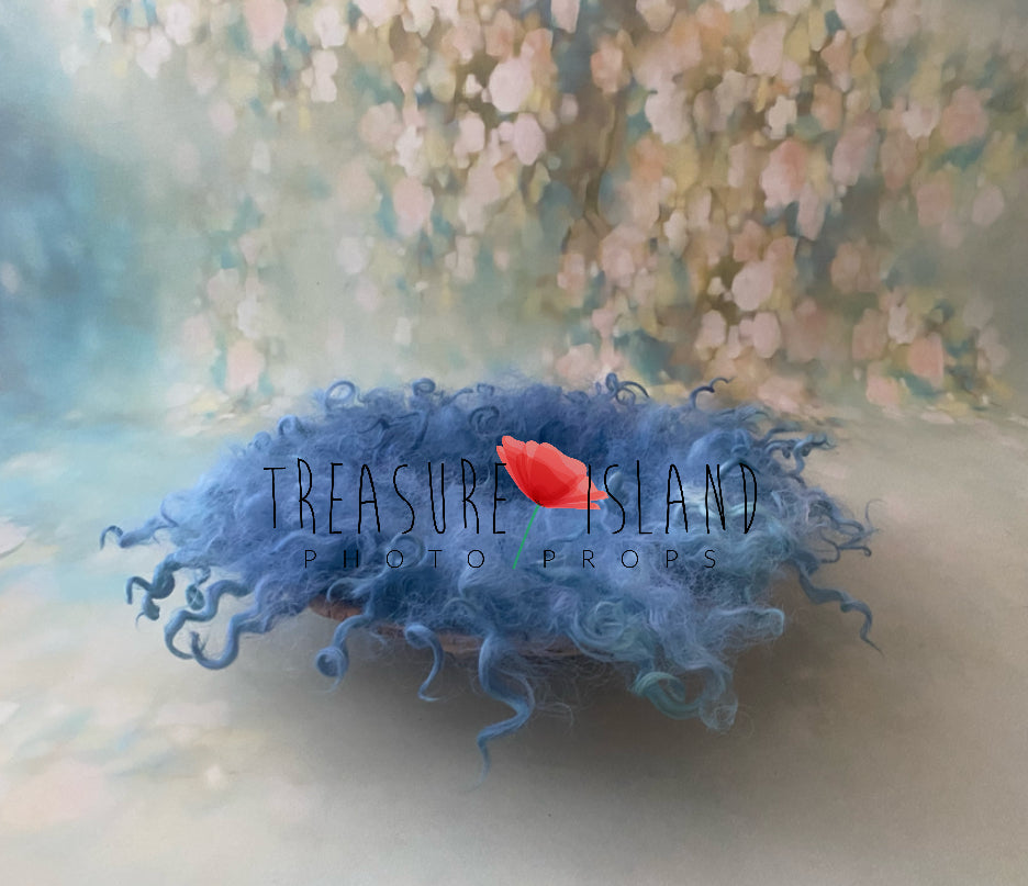 CURLY blanket DENIM colour ✨6 sizes✨