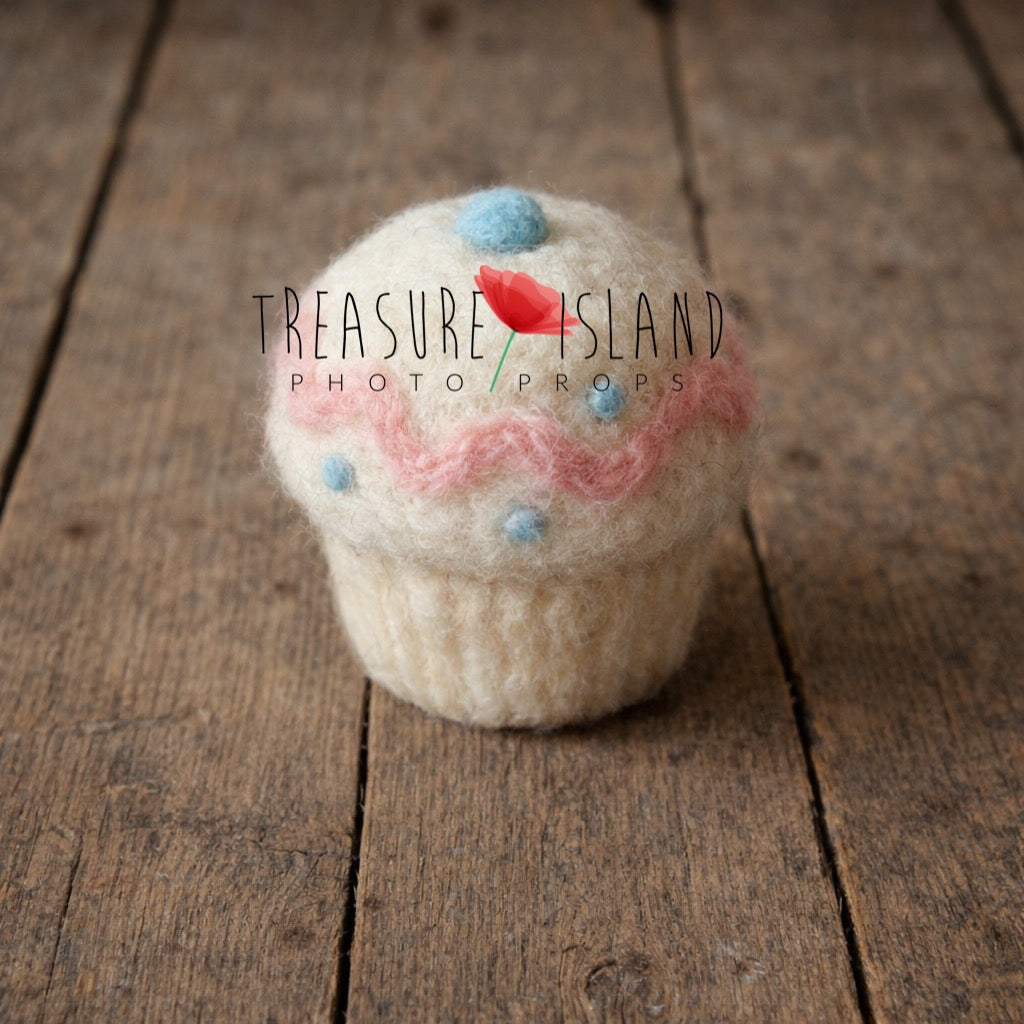Pastel Sugar Cloud Cupcake