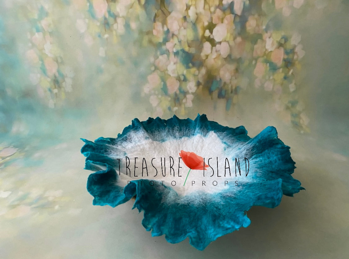 FELTED FLOWER BLANKET - # 5