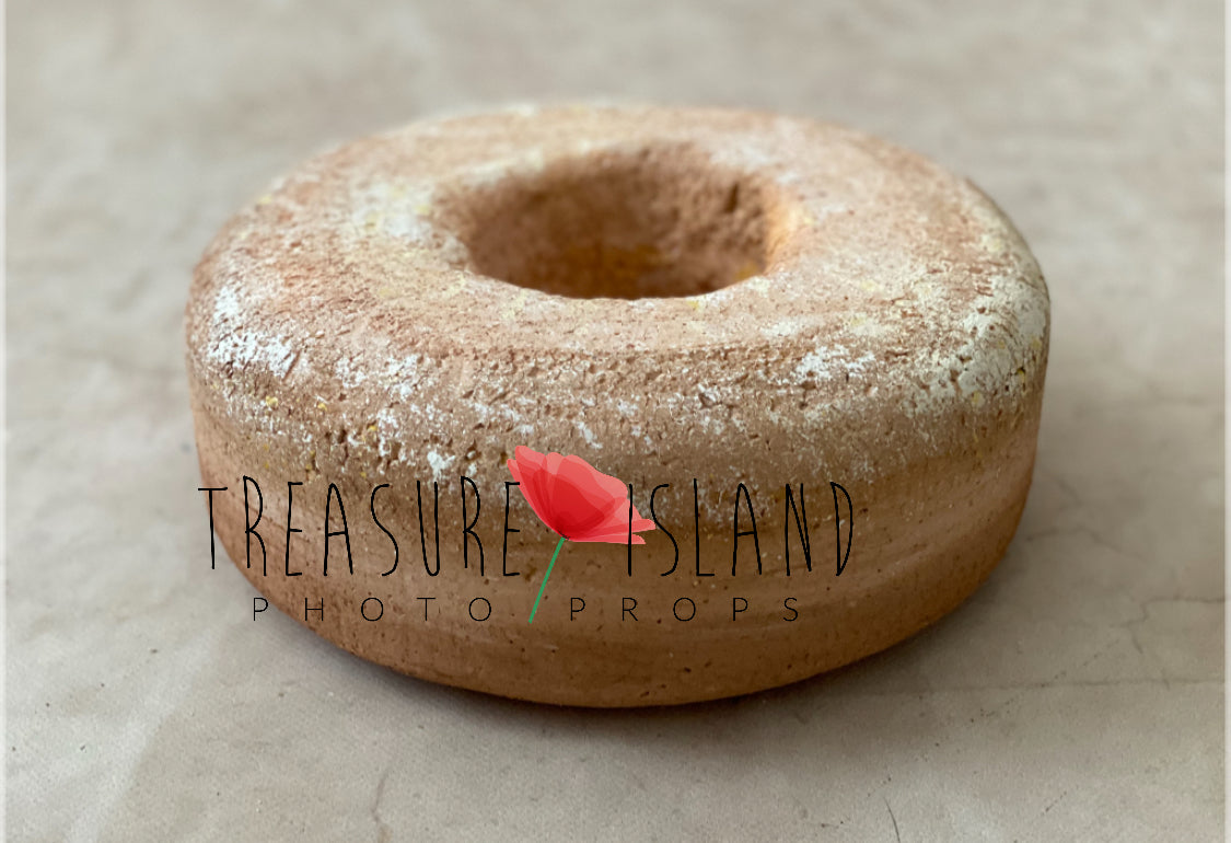 FAKE DONUTS - with or without powdered sugar effect