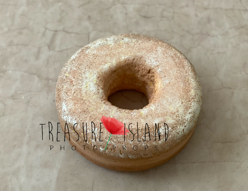 FAKE DONUTS - with or without powdered sugar effect