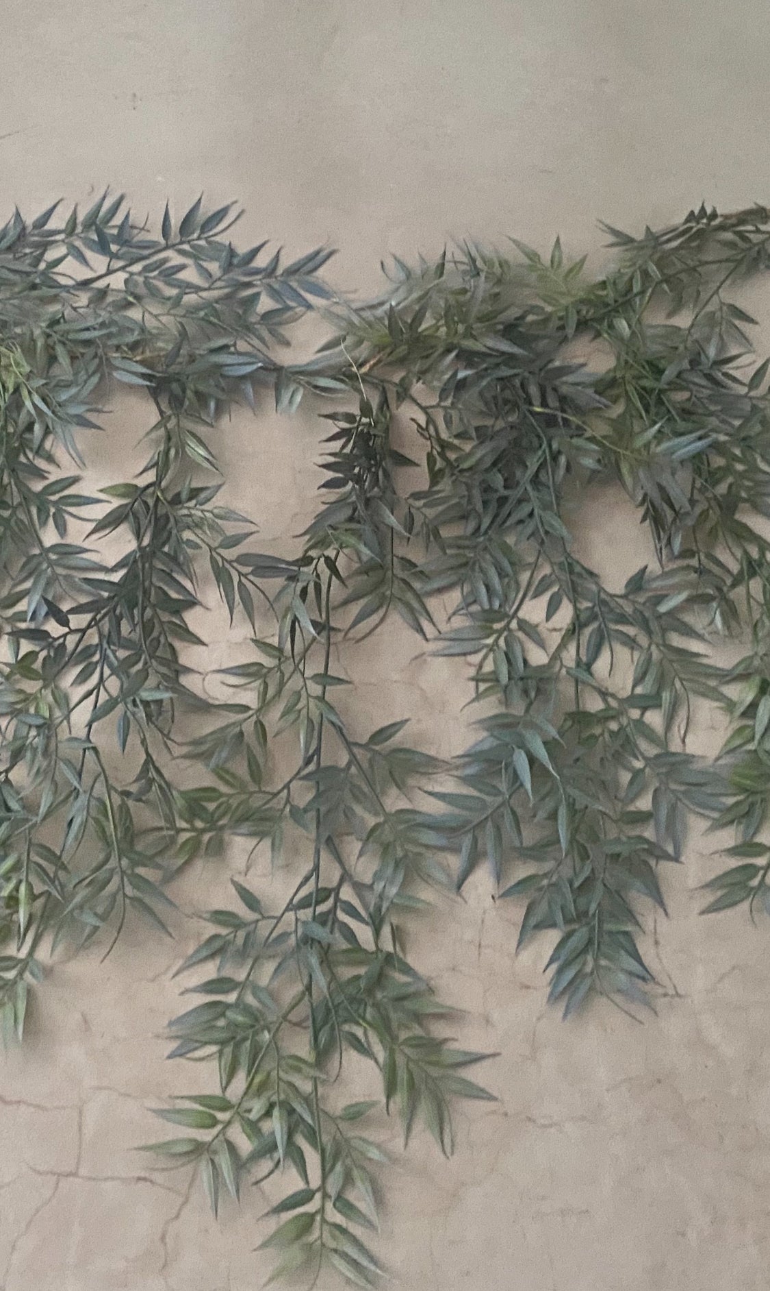 BOHO GARLAND LEAVES OVERHANG BOHO green 150 cm or 180 cm model 3