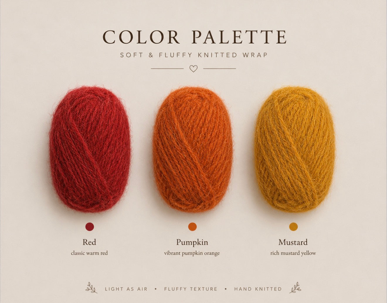Soft fluffy newborn photography wraps in Red, Pumpkin and Mustard