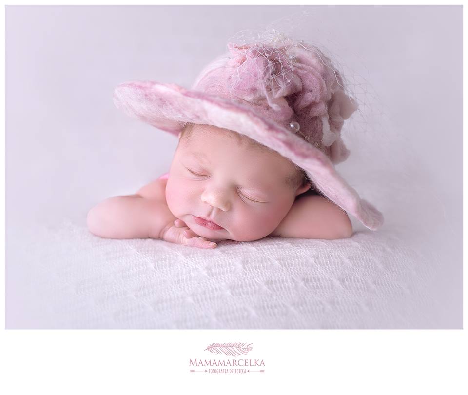 Luxury Felted Hat โ Pastel Wool โ Handmade for Newborn & Sitter Girls