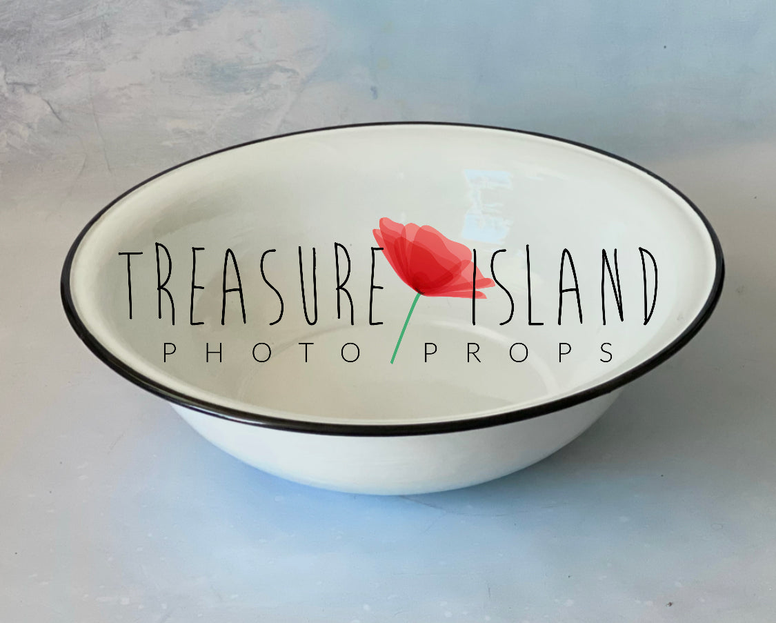 Enamel Bowl 3 sizes XS,S, XXL