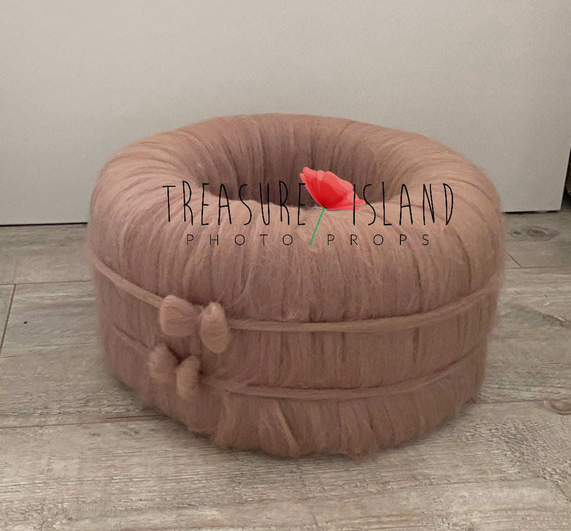 ナチュラルリング - リボン付きモデル / NEST_LAVENDER PROPS