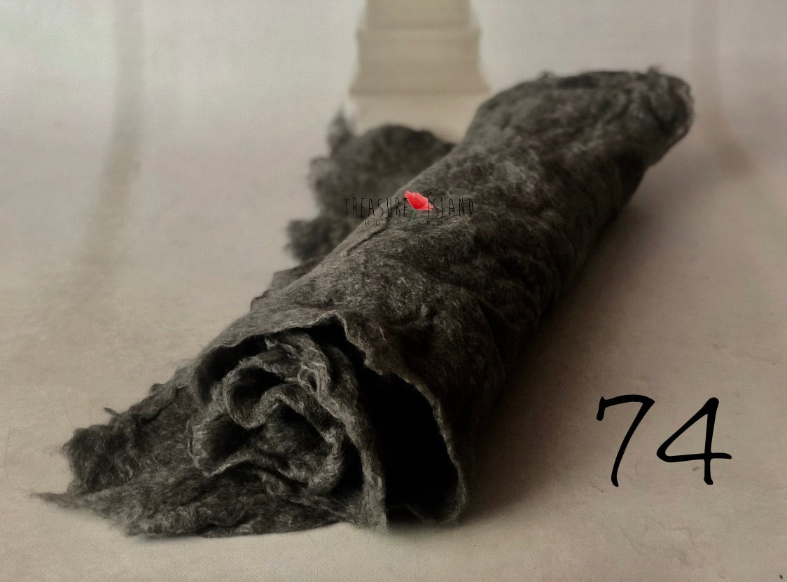 Felted Irregular Blanket โ L 60x80 cm - 74 colours - TOP of the TOP