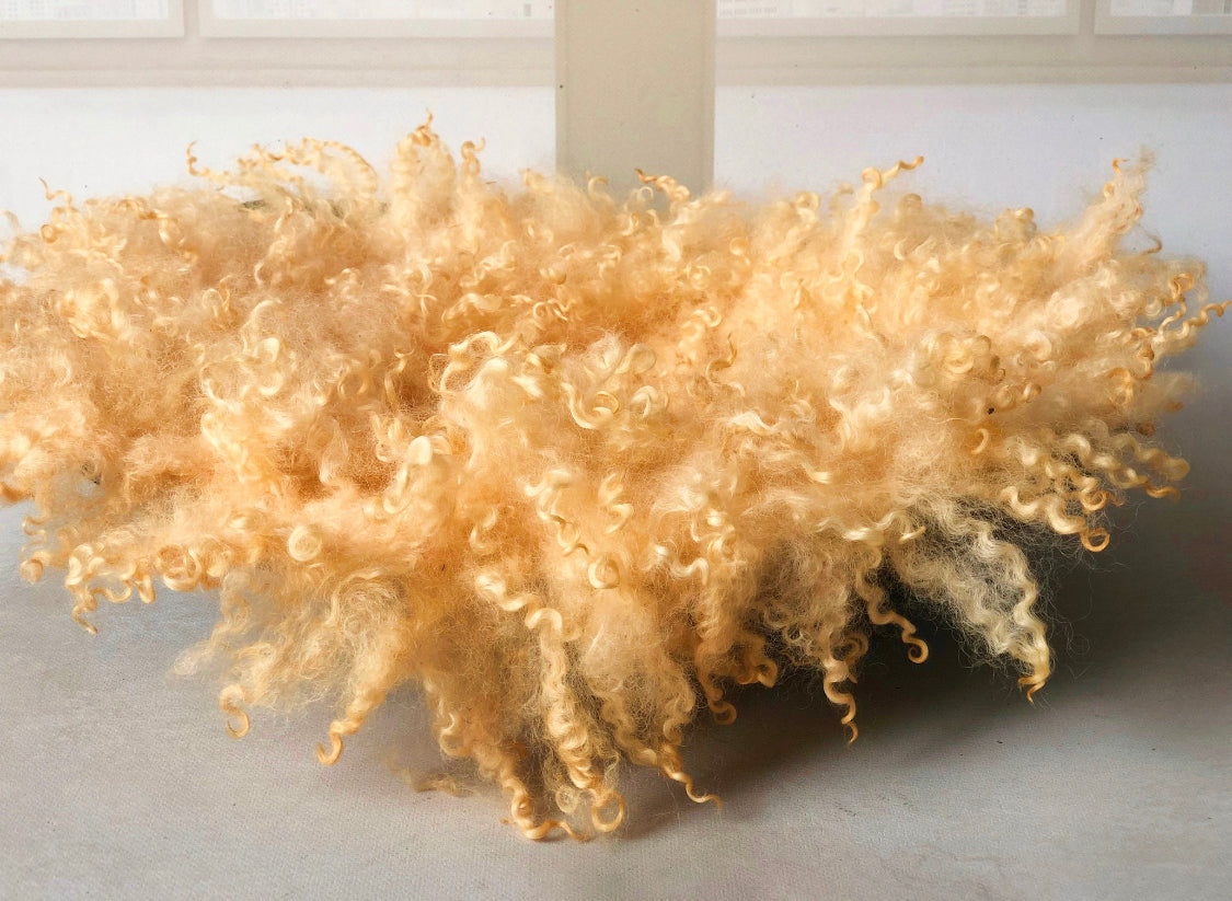 CURLY blanket Golden yellow light colour ✨6 sizes✨