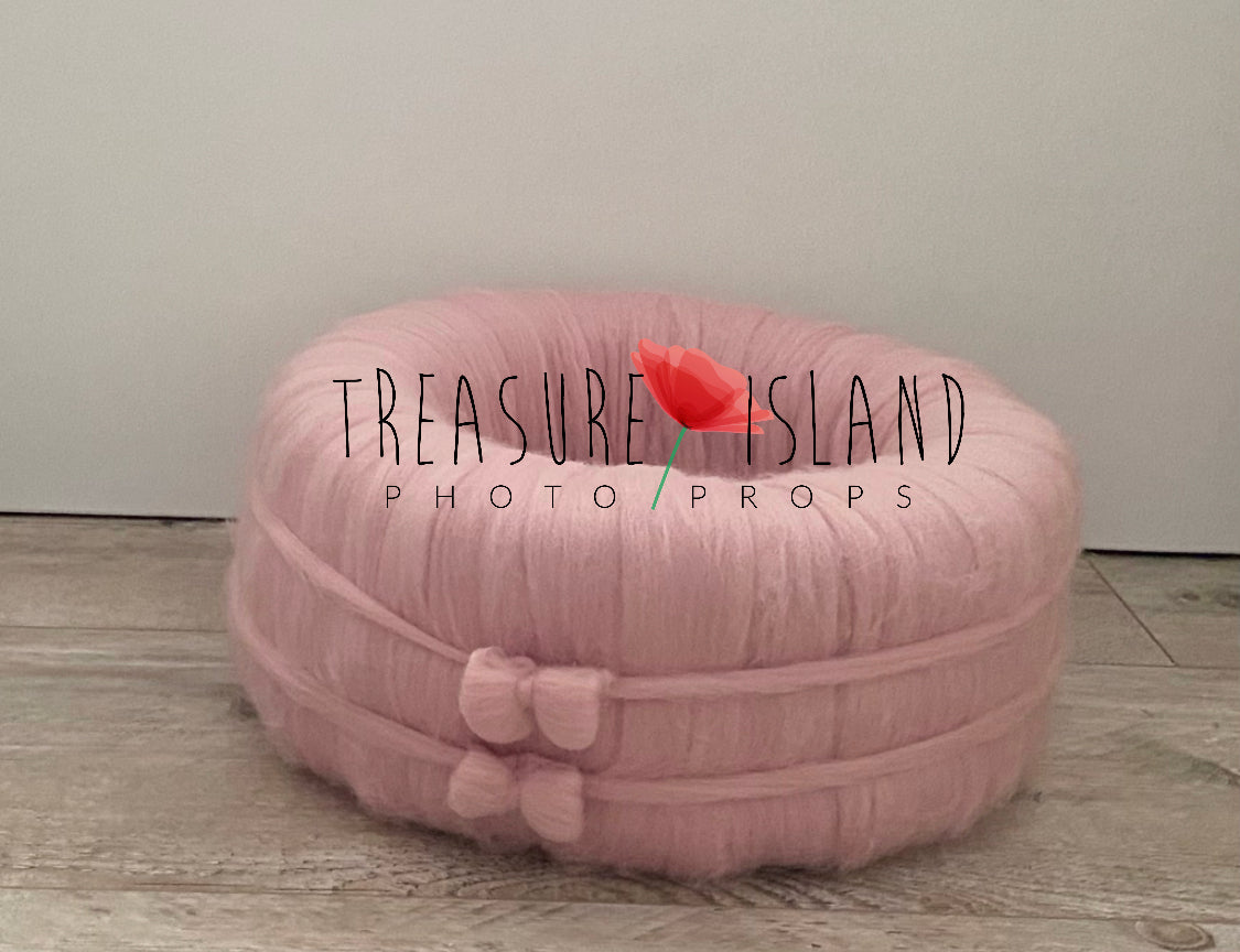 ナチュラルリング - リボン付きモデル / NEST_LAVENDER PROPS