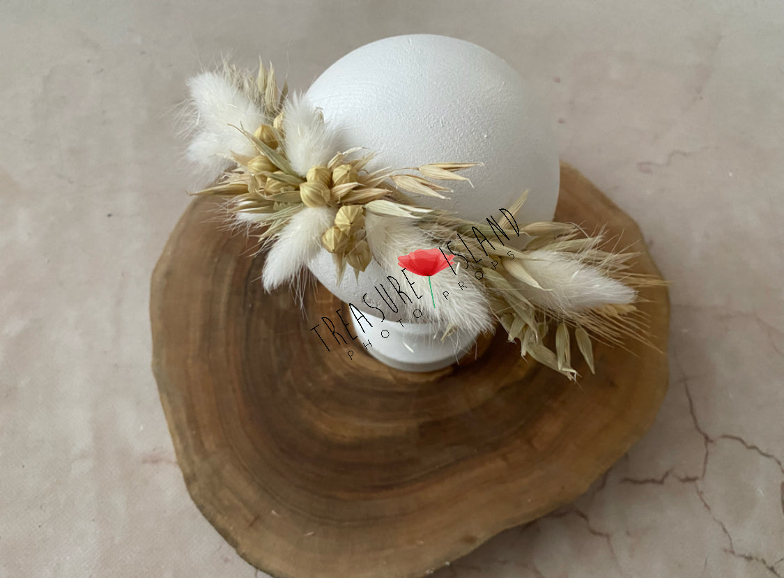 ✨BOHO HALO ✨Natural grass halo✨model 2 ✨BOHO tieback