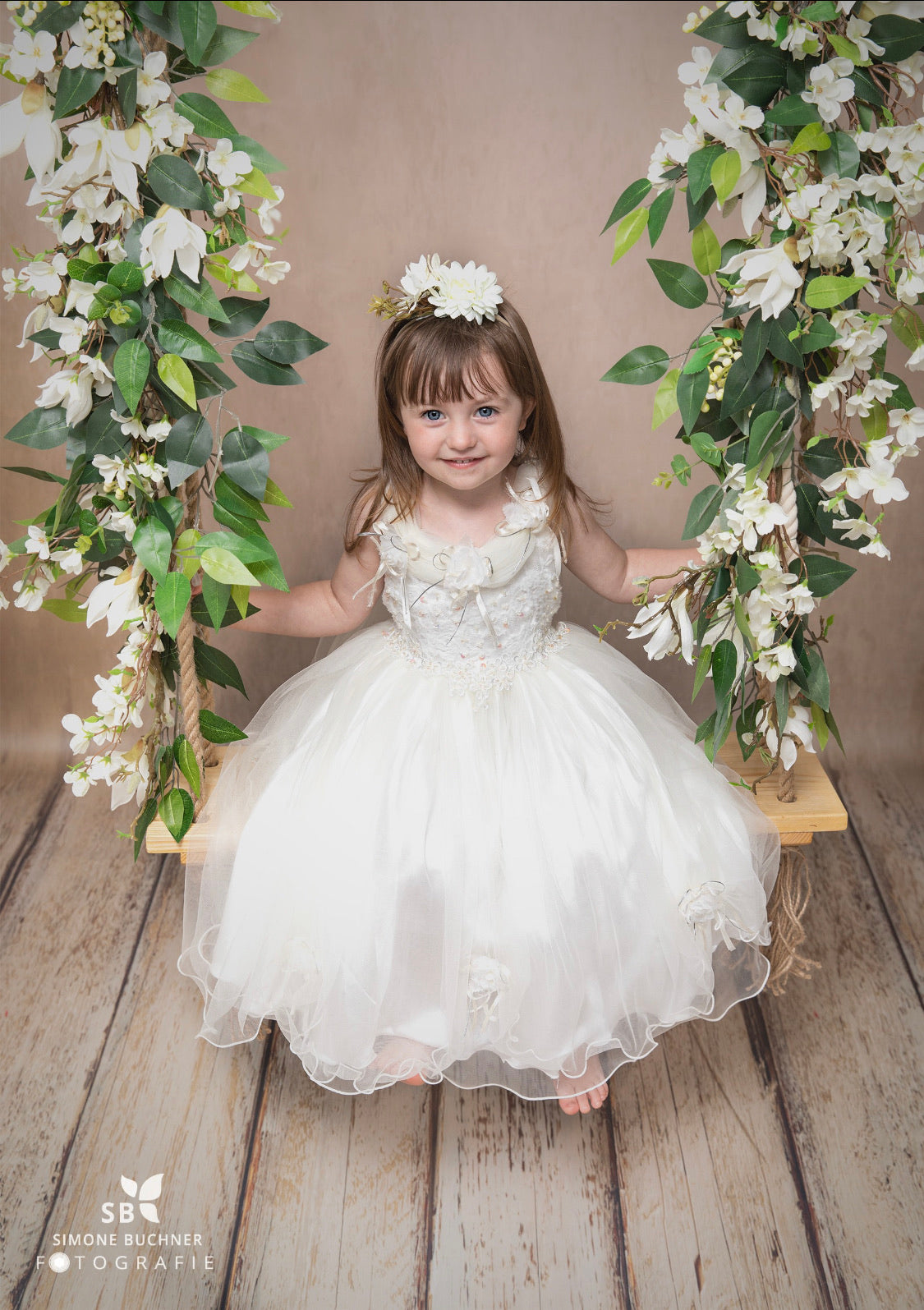 Magnolia & Greenery Botanical Garland – 120 cm Photography Prop