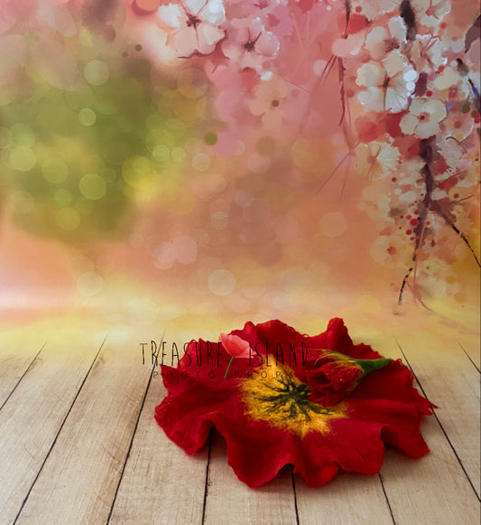 FELTED TULIP SET = Photo Props
