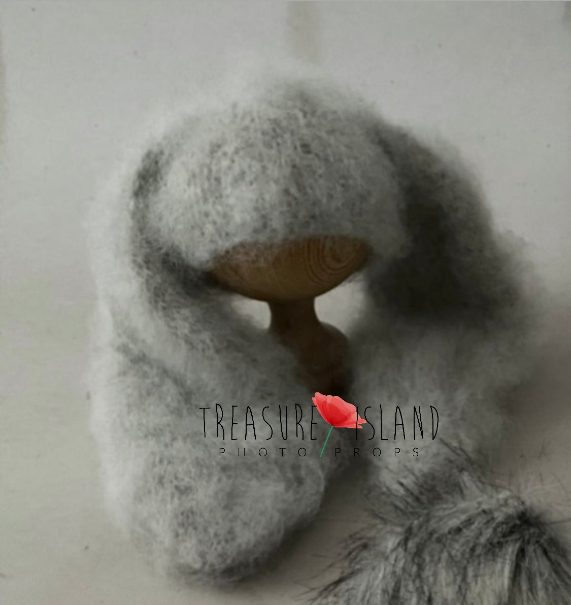 Bear & Bunny Knitted Set | Romper + Hat | Baby Photography Prop