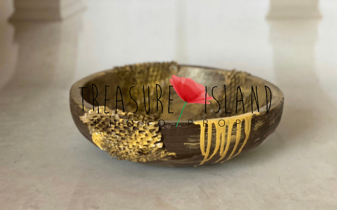 HONEY BOWL - BEE Photo Props