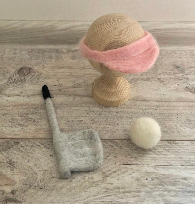 FELTED GOLF SET (*acc)