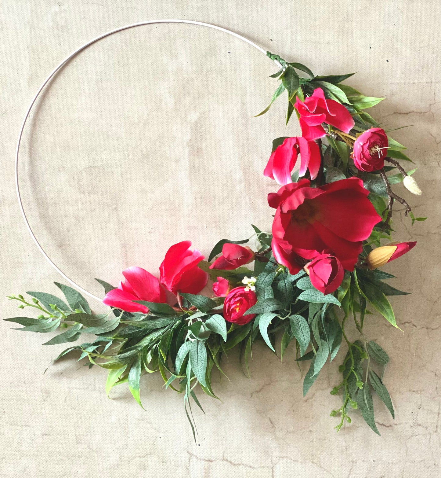 FLOWER RING - 3 sizes -✨Flower Hoop - model 1