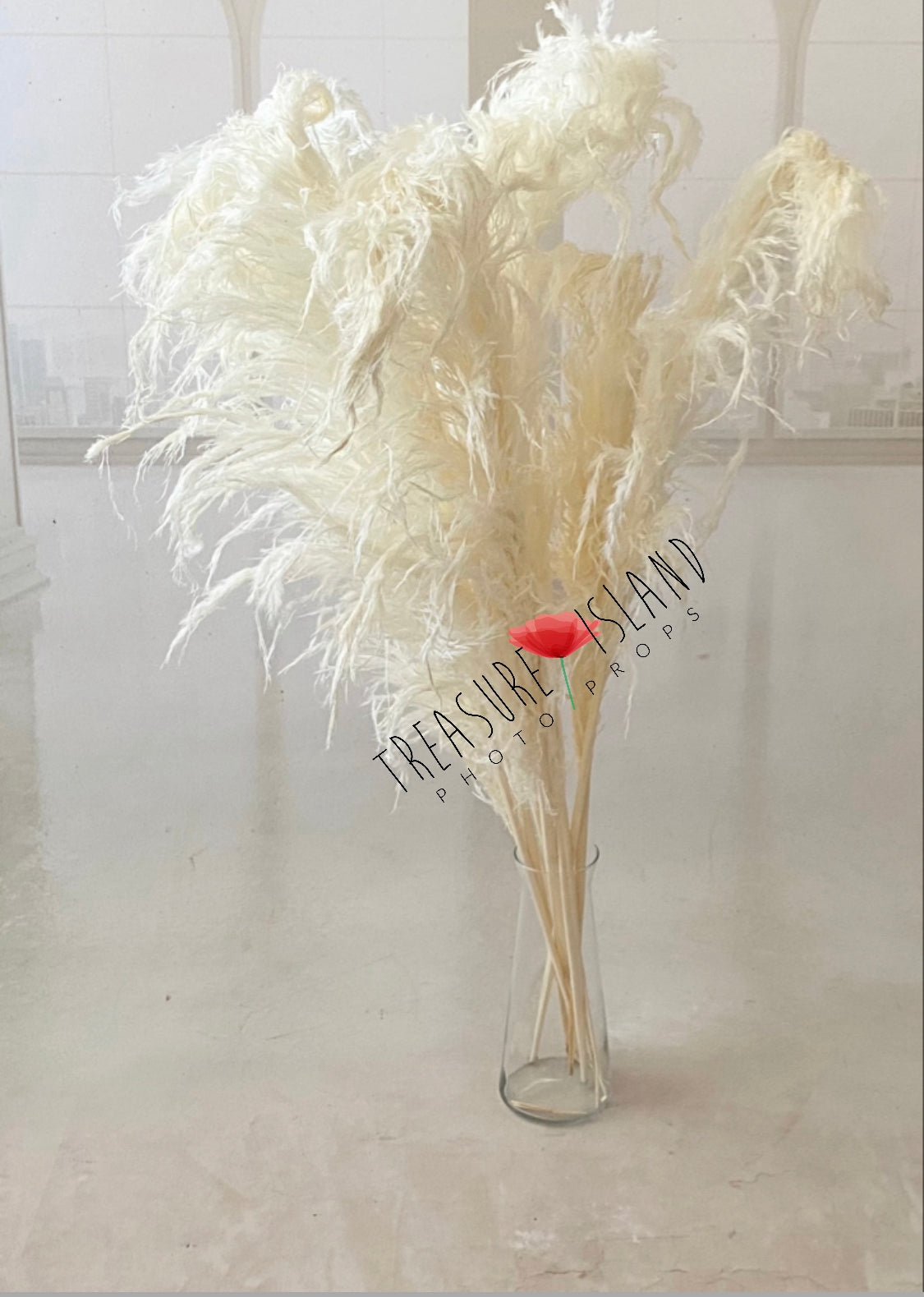 ✨NATURAL BLEACHED PAMPAS GRASS ✨BOHO design ✨ 110 cm
