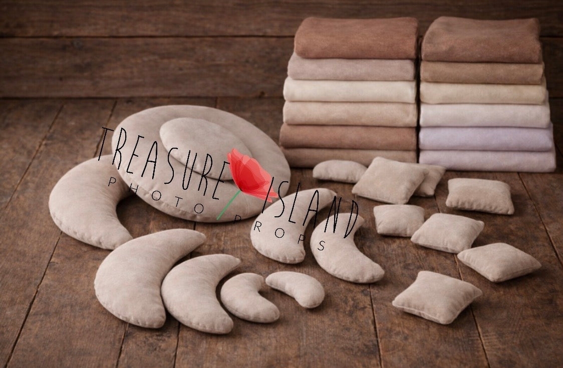 newborn photography fabric backdrops and soft styling props collection
