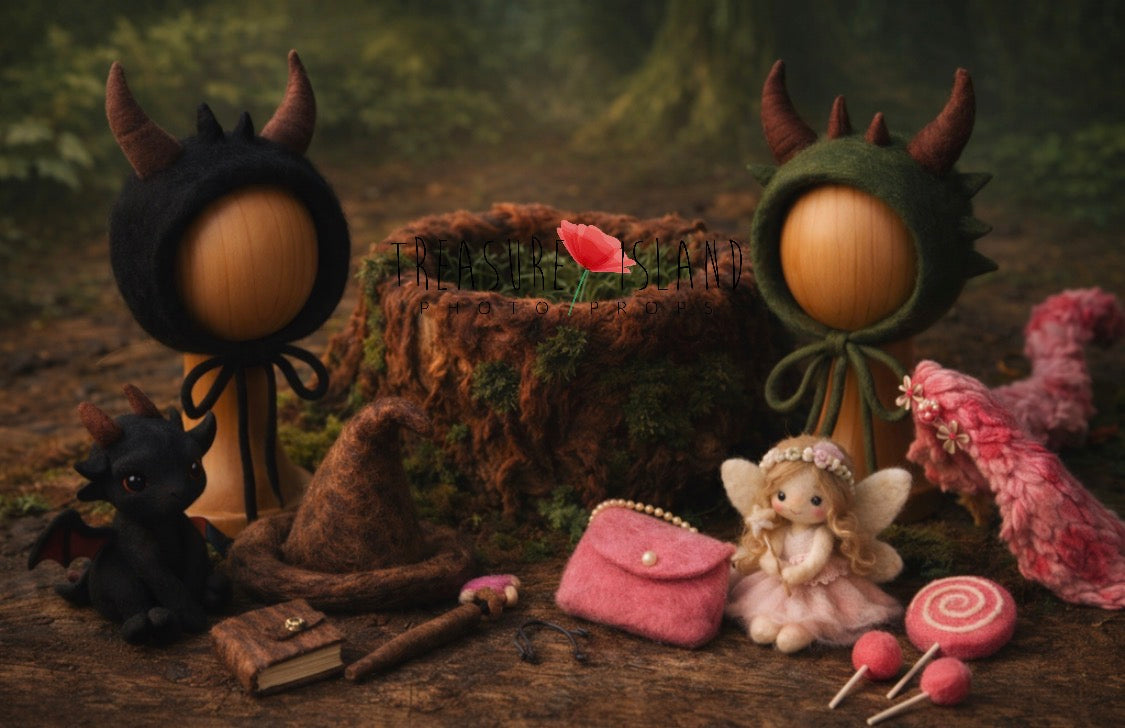 handcrafted newborn fantasy and fairytale photo props collection