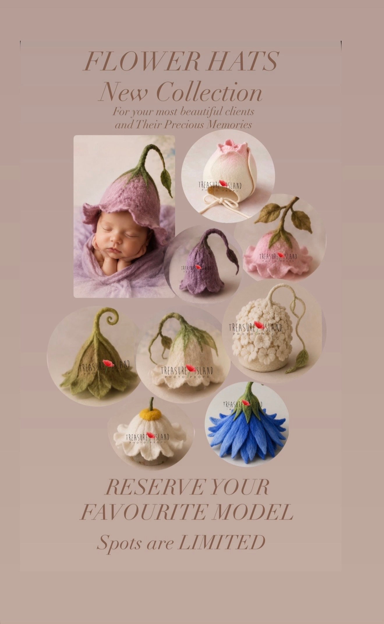 Reservation Event - OPEN NEW FLORAL HAT COLLECTION -