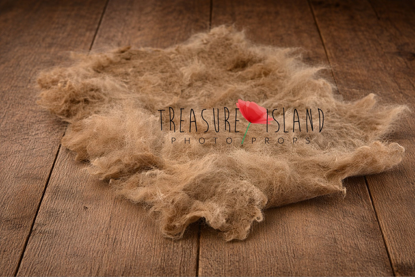 Hand-  FeltedAlpaca blanket - Organic shape - Photo Props