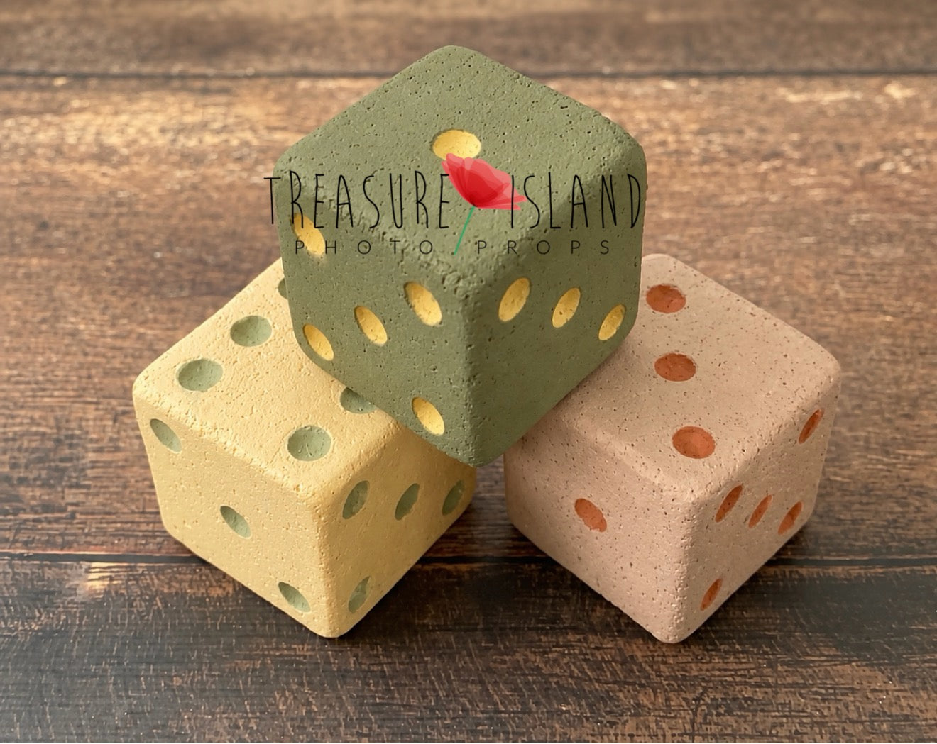Luxury Foam Dice Collection BACK TO SCHOOL Collection | Handmade Fine Art Photography Props