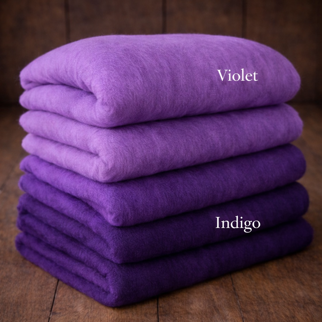 Classic Blankets – Handmade Felted Baby Blankets - Photo Props - 69 colours