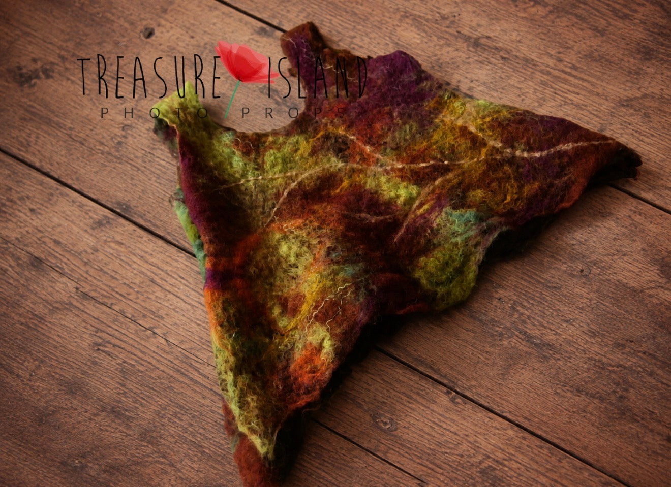 Felted Autumn Maple Leaf Dress