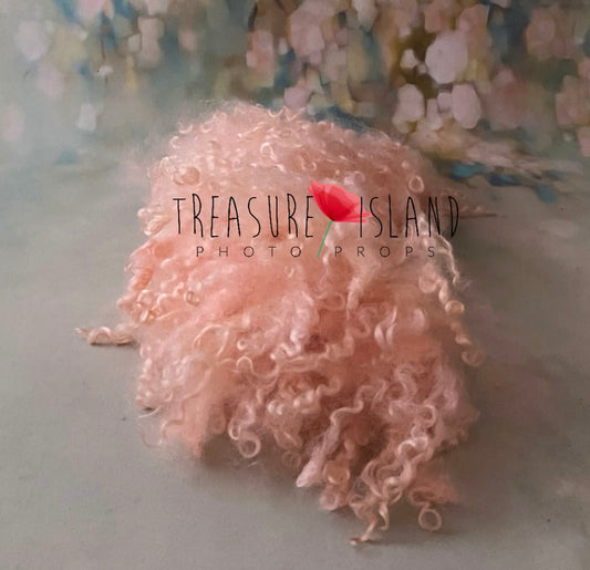 CURLY blanket light coral  colour  ✨6 sizes✨