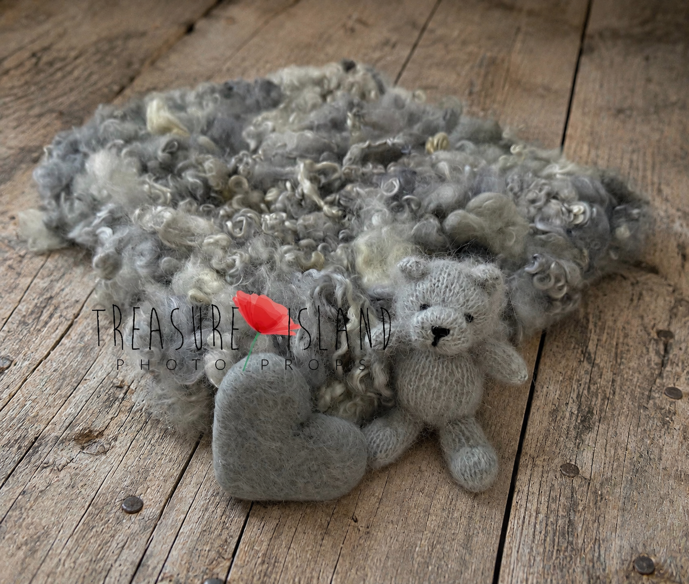 Little Teddy and BUNNY Dreams | SIGNATURE COLLECTION - Luxury Handmade Newborn Photography Set - KNITTED Bear - Knitted Bunny