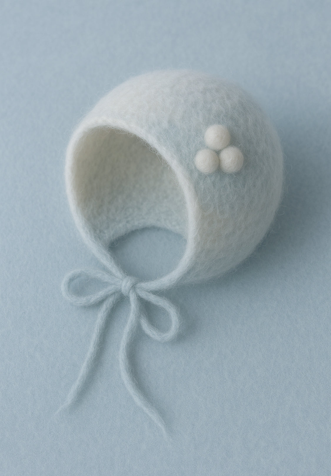 LUXURY Snow Ball Bonnet – Frozen Blue Edition-Crystal Collection