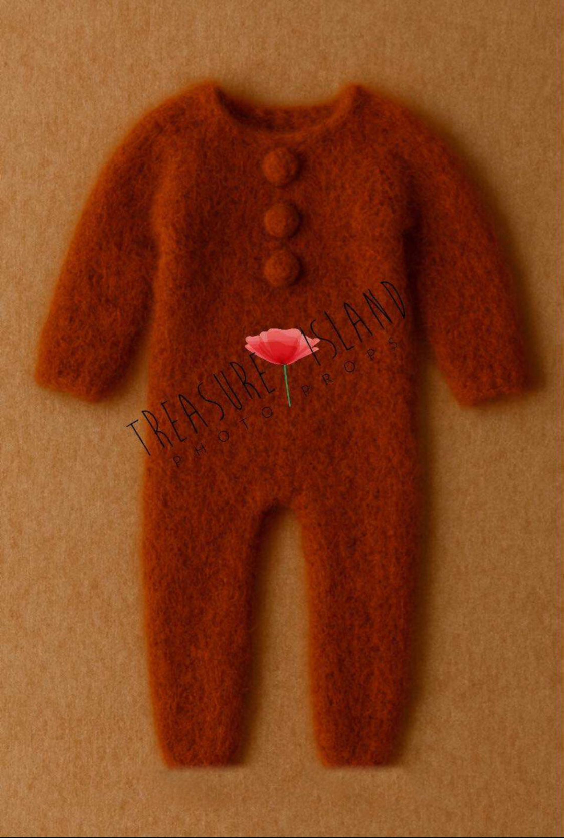 Knitted Romper – Handcrafted Baby Outfit