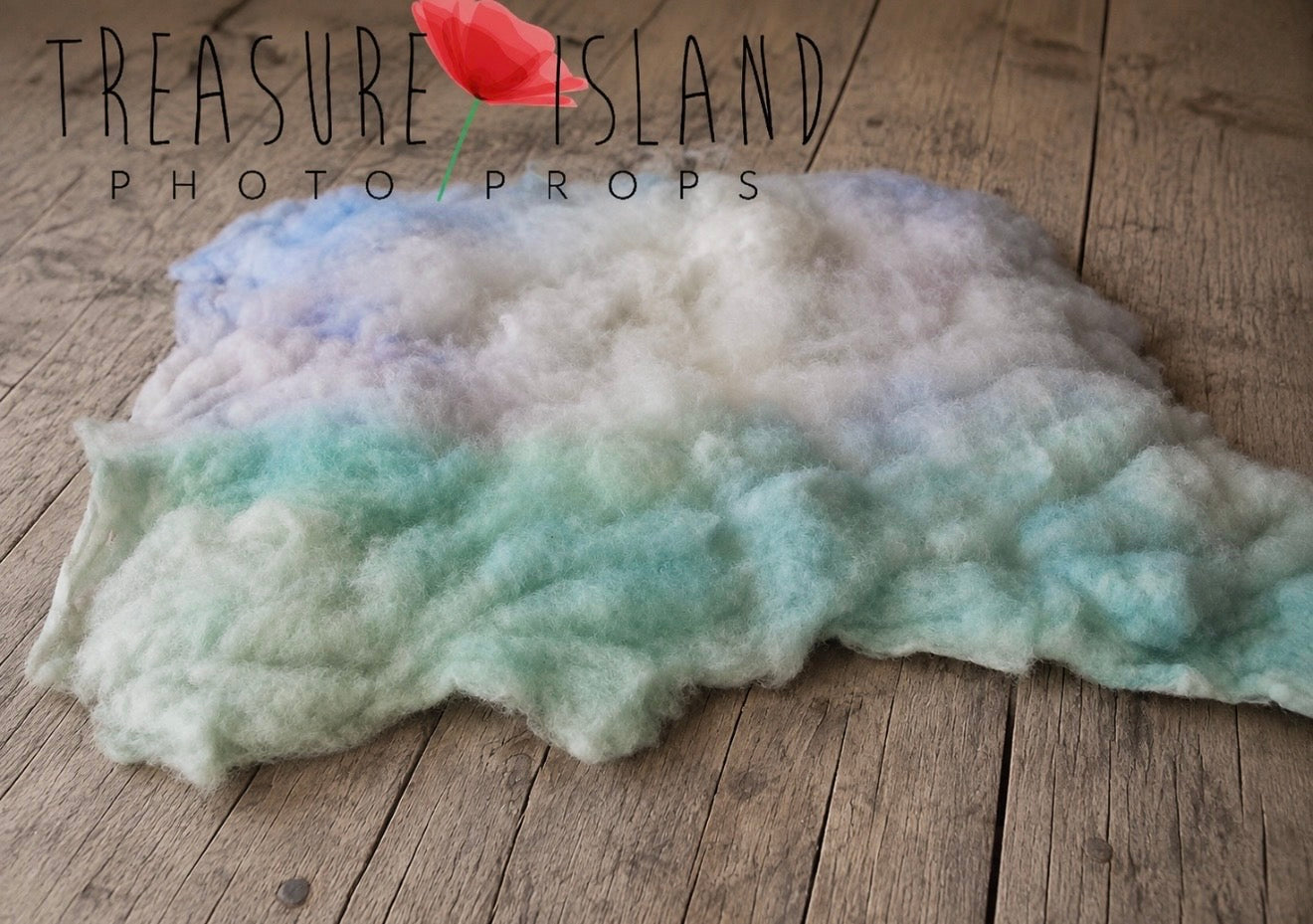 Soft Cloud - 100% Wool Textured Blanket | Newborn Photography Prop