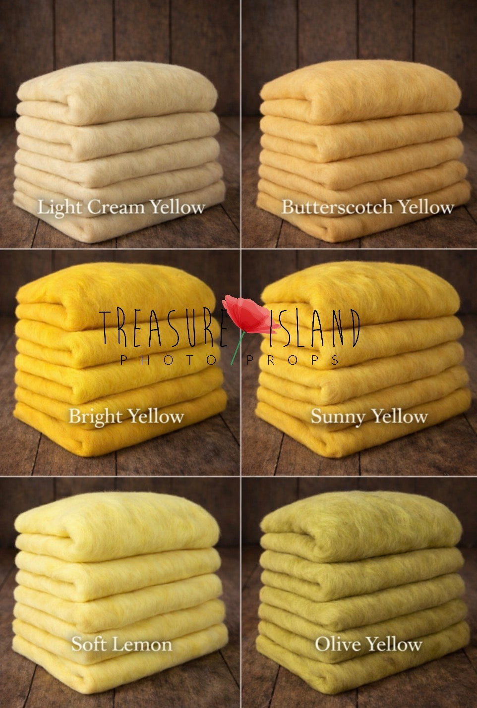 Classic Blankets – Handmade Felted Baby Blankets - Photo Props - 69 colours
