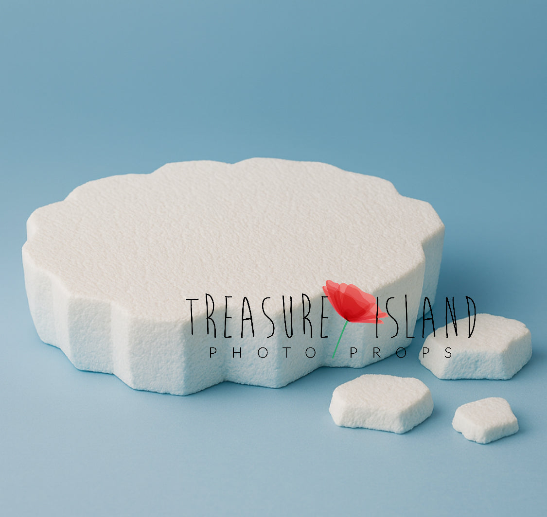 Styrofoam Ice Floe with Smaller Ice Pieces - Ice Land Collection