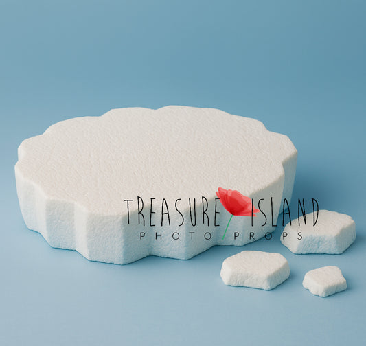 Styrofoam Ice Floe with Smaller Ice Pieces - Ice Land Collection
