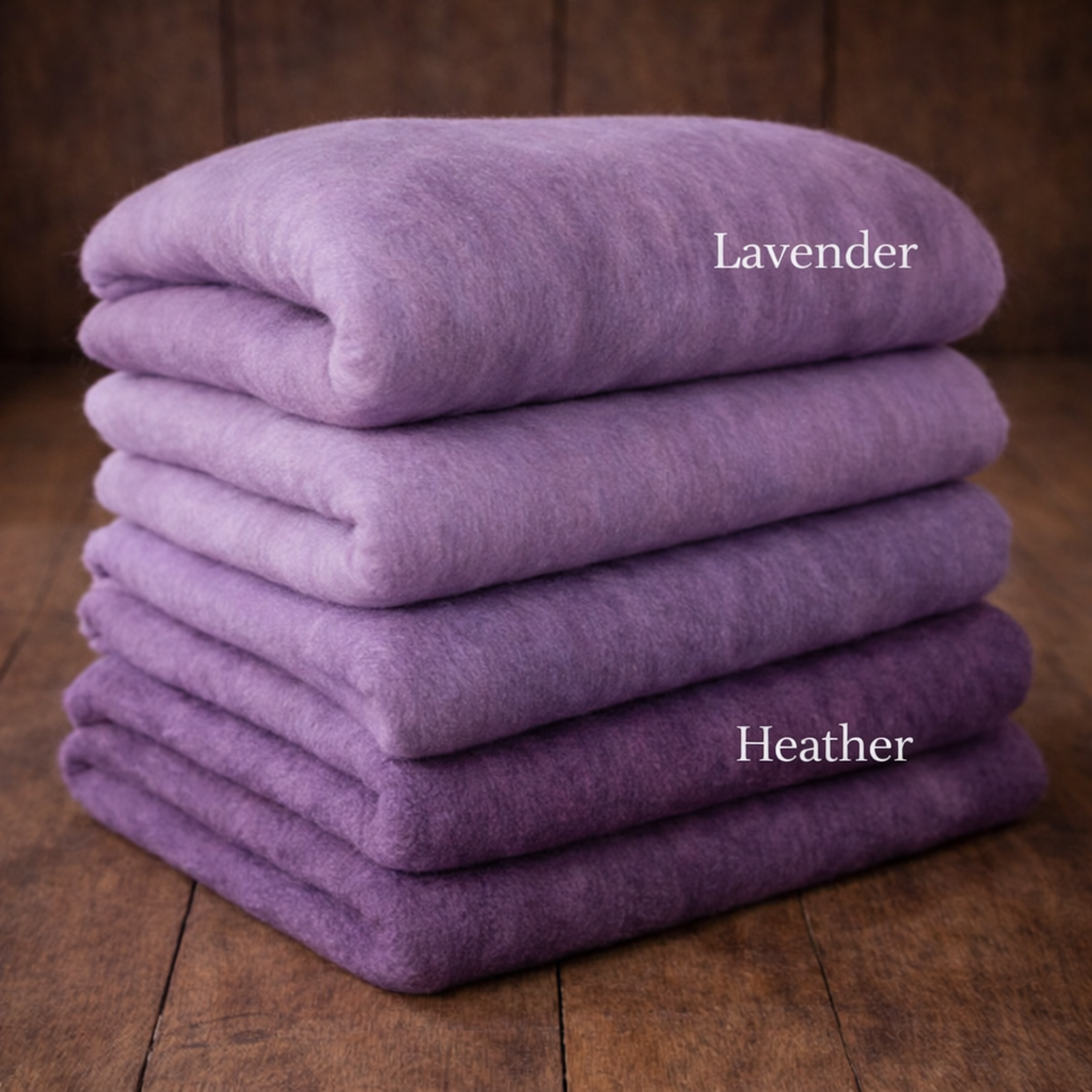 Classic Blankets – Handmade Felted Baby Blankets - Photo Props - 69 colours