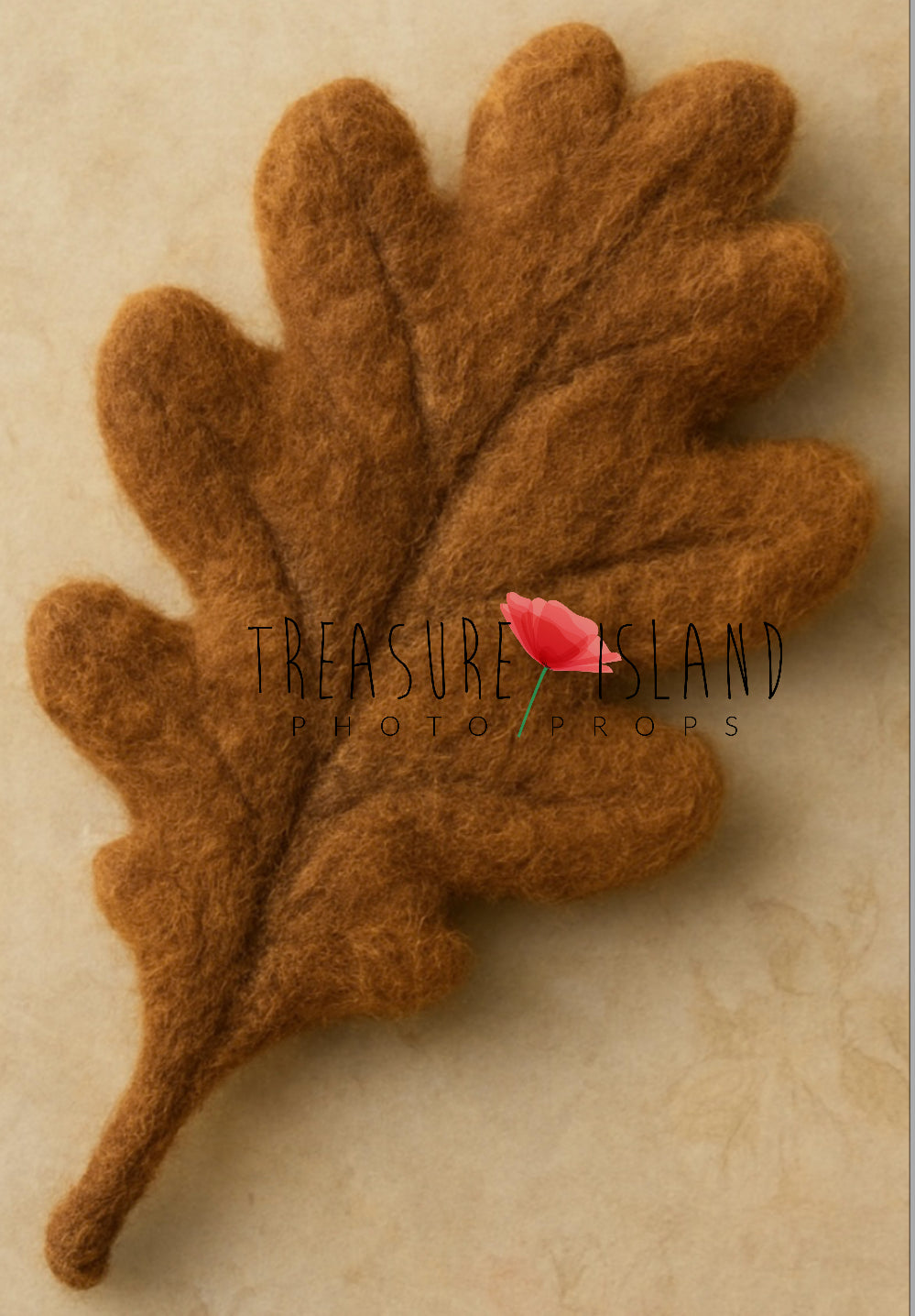Felted Oak Leaf – Autumn Photo Prop